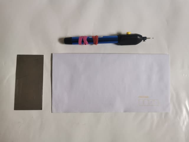 Raw Steel + Engraving Pen